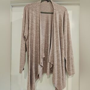 Torrid Pink Heathered Open Cardigan